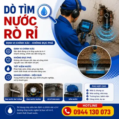 Dò Tìm Nước Rò Rỉ